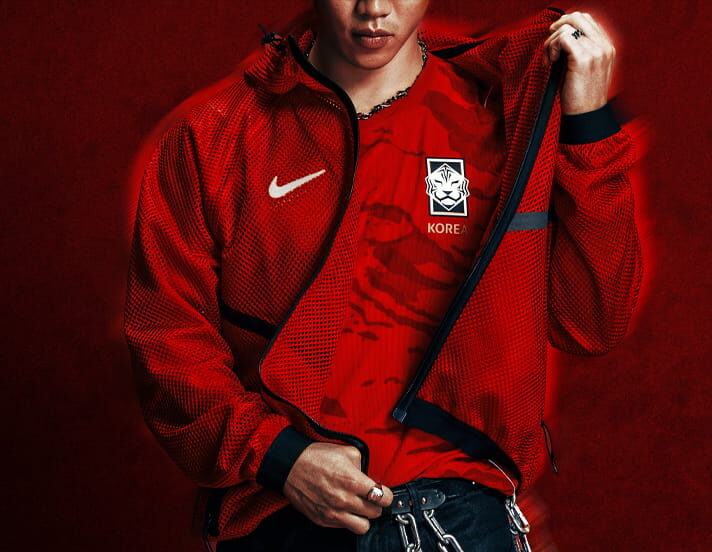 soccer KOREA 2026 RED Maillots Corée du Sud 2026, Nike World Cup 2026 South Korea, Logo KFA signification, Asso KCF, Coupe du Monde 2026 : Tout savoir sur les nouveaux maillots Nike de la Corée du Sud,