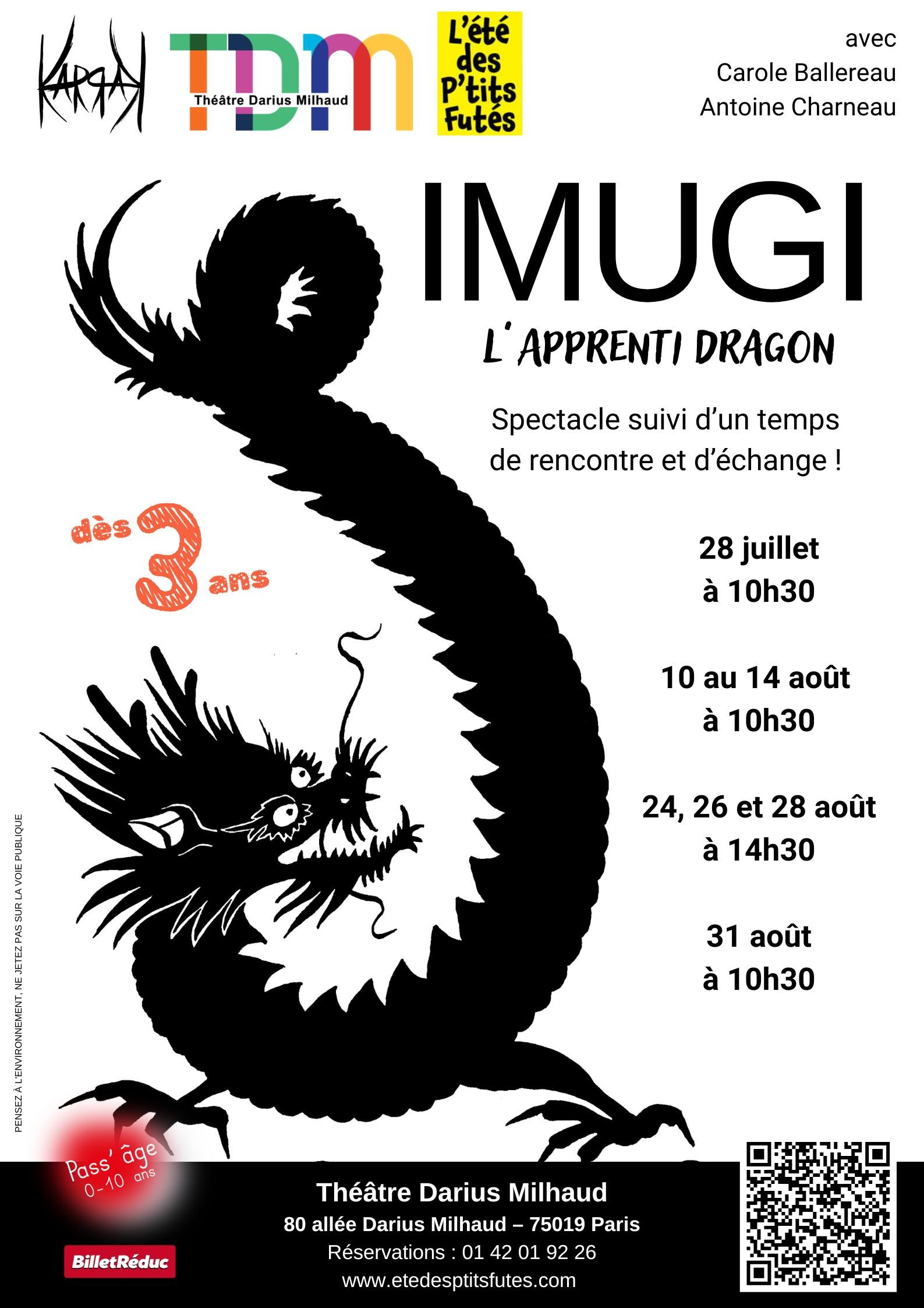 folklore coréen, Imugi apprenti dragon, théâtre d'ombre, Karrak, Théâtre Darius Milhaud, paris, Horangout