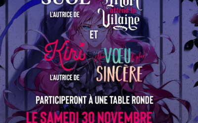 Retour sur la table ronde avec SUOL, dessinatrice de Seule la mort attend la vilaine et de KIRI, créatrice de Mon vœu le plus sincère, aux éditions KOTOON.