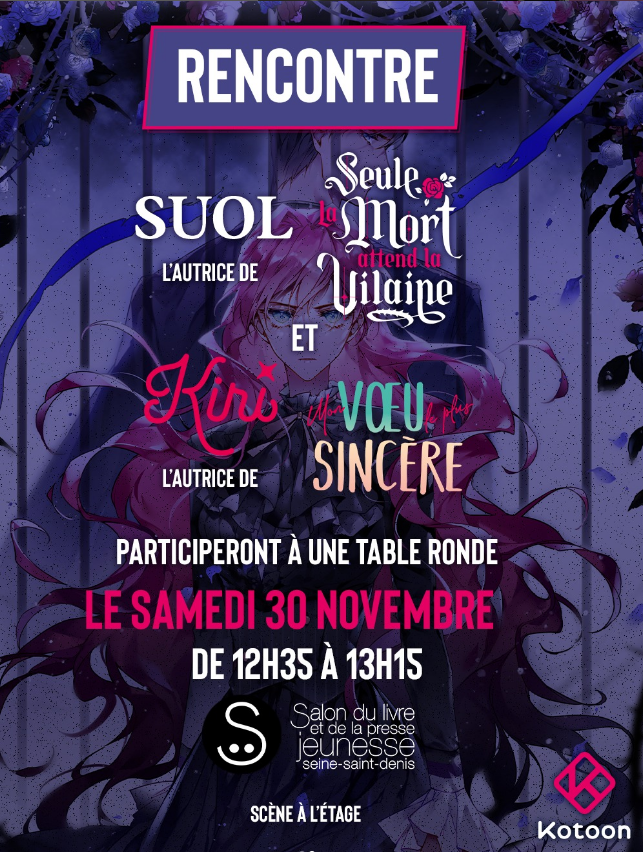 Masterclass de Suol et KIRI lors du salon du livre de Montreuil Masterclass de Suol et KIRI lors du salon du livre de Montreuil