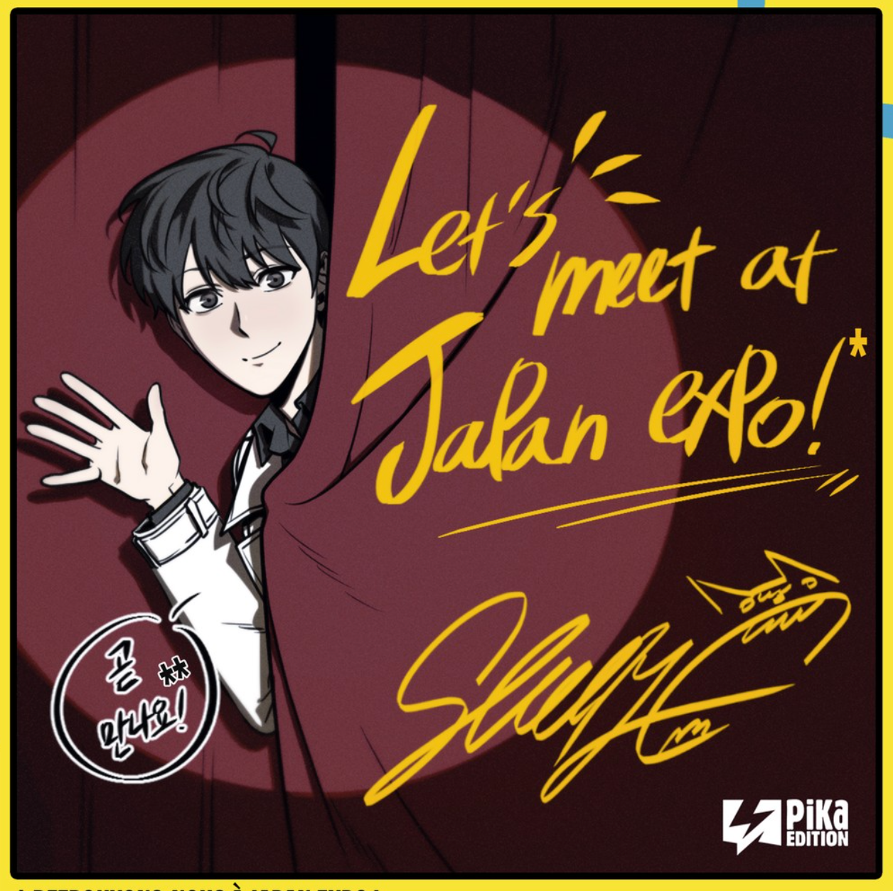 Sleepy-C, webtoon, pika wavetoon, masterclass, dédicace, Omniscient Reader's Viewpoint, JAPAN EXPO